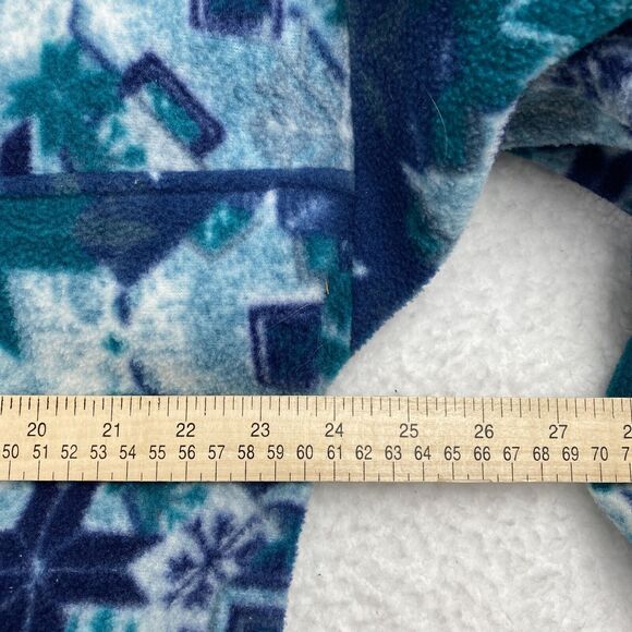 VTG 80's All Over Print Fleece Pullover Made in Canada Lake Louise Banff S/P - Picture 6 of 12